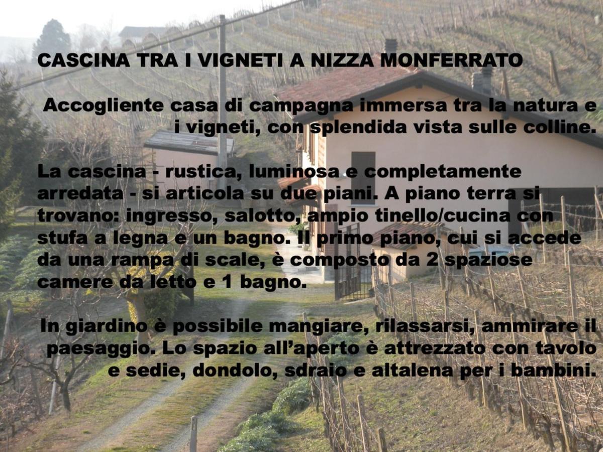 Cascina Tra I Vigneti A Nizza Monferrato Villa Bagian luar foto